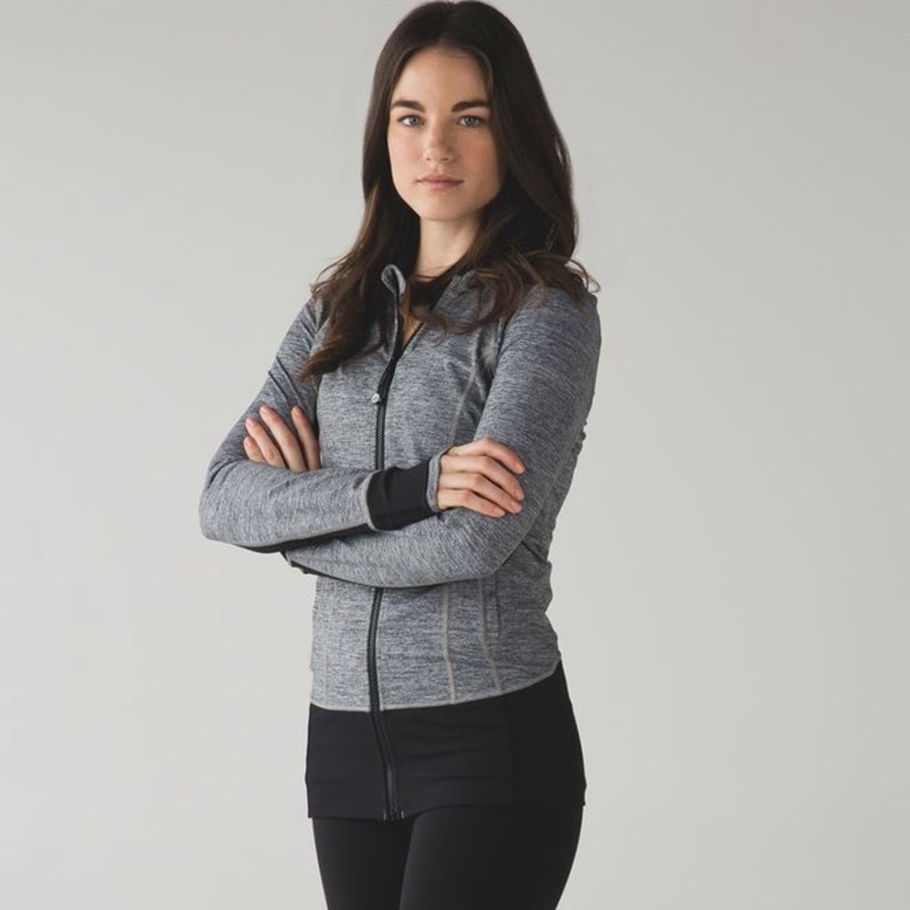 Lululemon Daily Practice Yoga Jacket - Spacedye Camo Dark Slate